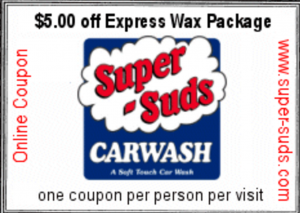 Super Suds Car Wash Coupon